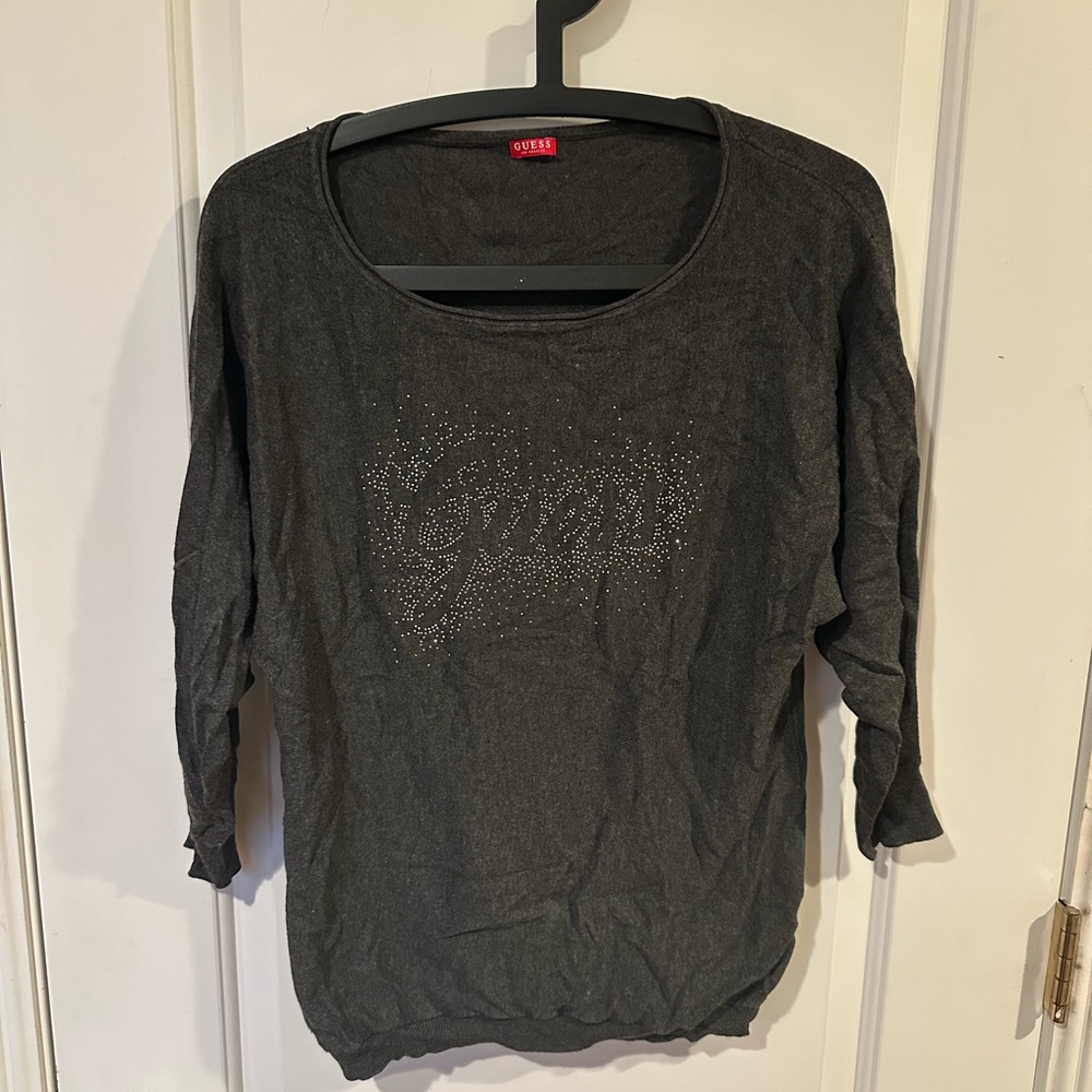 Guess Women's Grey Top